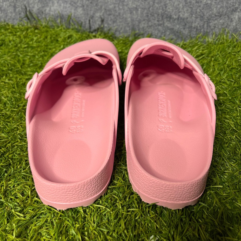 Birkenstock Boston EVA Clogs Pink Waterproof Slip On Sandals Womens 40 L9 M7 - Picture 3 of 7